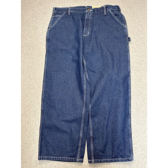 Carhartt Jeans Men's 40x28 Blue Loose Original Fit B13-DST Carpenter NWT